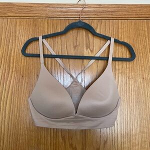 VS lightly lined plunge bra - nude